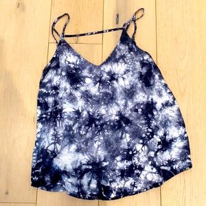 Cotton-On Blue tye-dye Tank